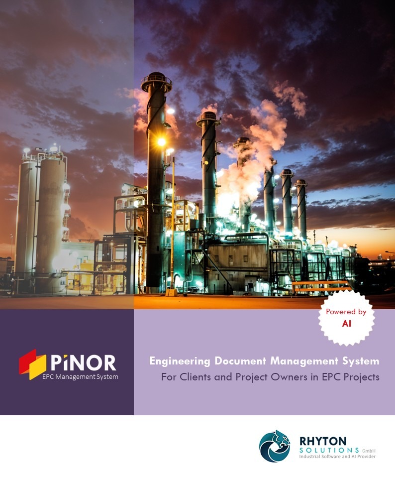 PiNOR EDMS brochure for clients and project owners